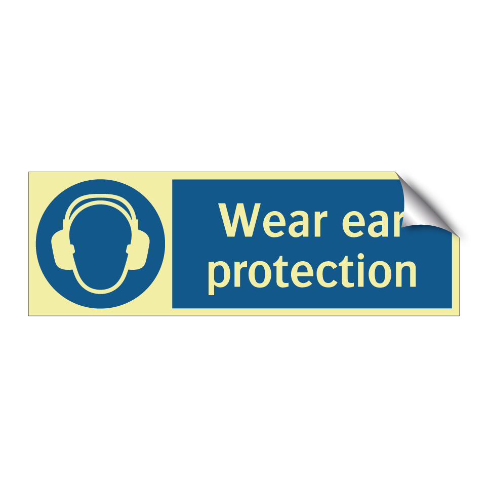 Wear ear protection