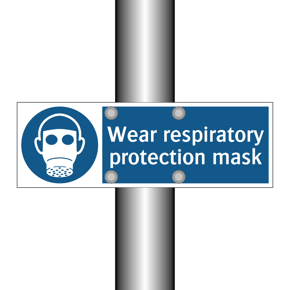 Wear respiratory protection mask