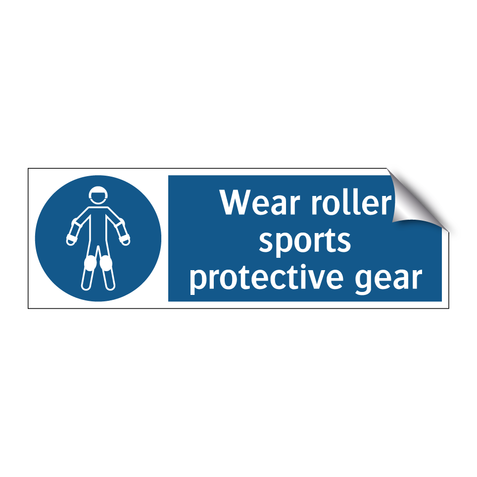 Wear roller sports protective gear