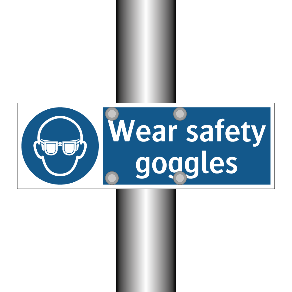 Wear safety goggles