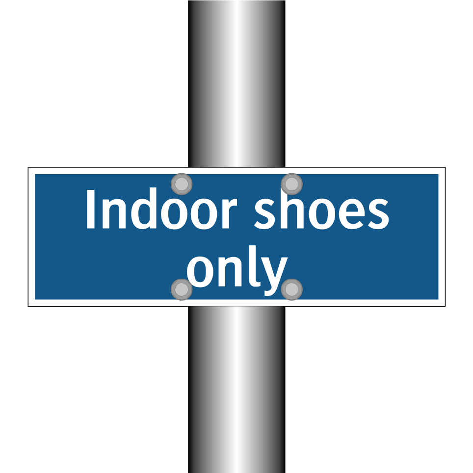 Indoor shoes only
