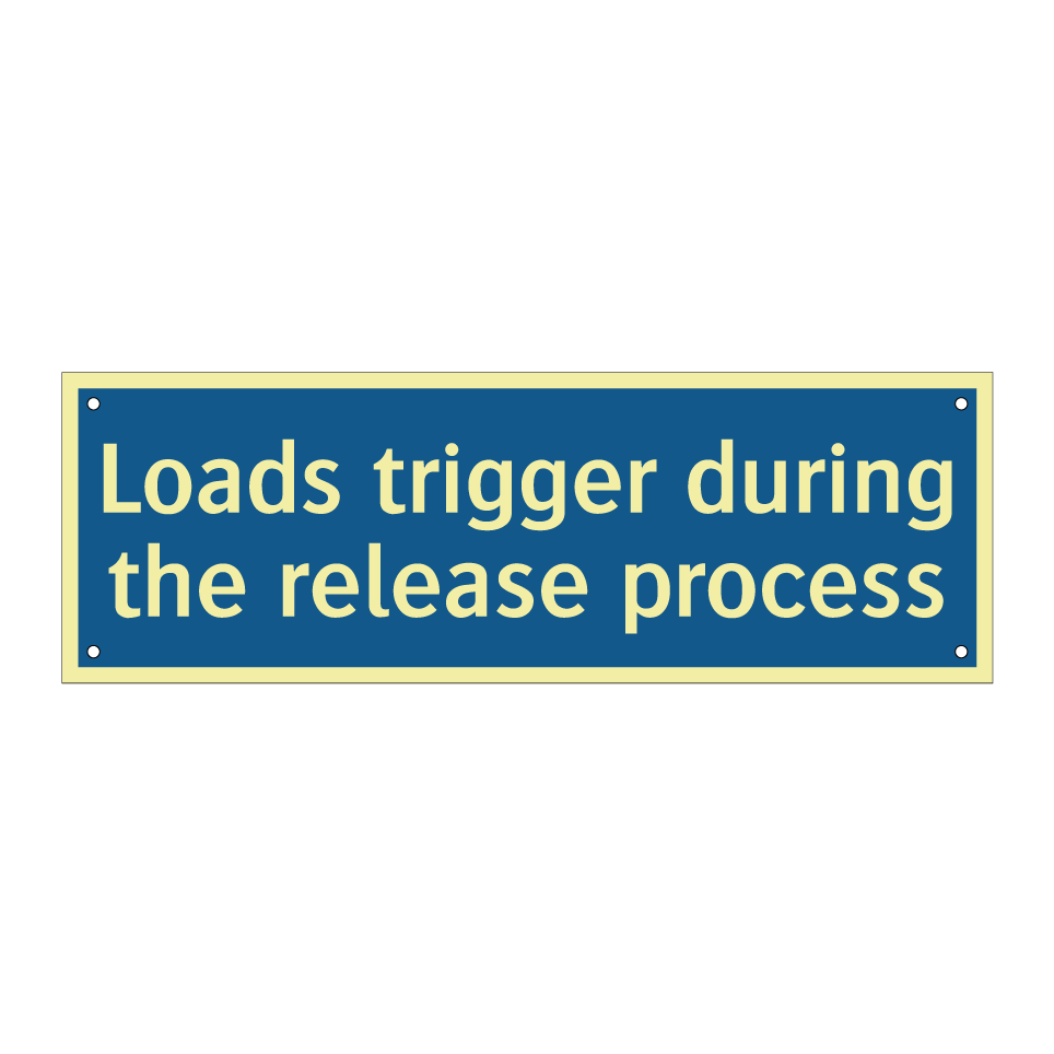 Loads trigger during the release process
