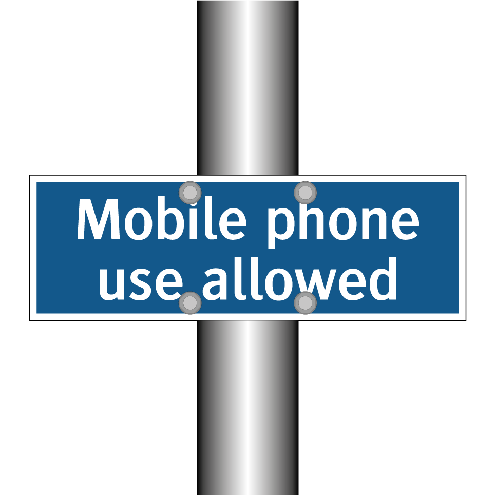 Mobile phone use allowed