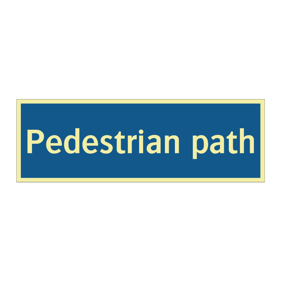 Pedestrian path