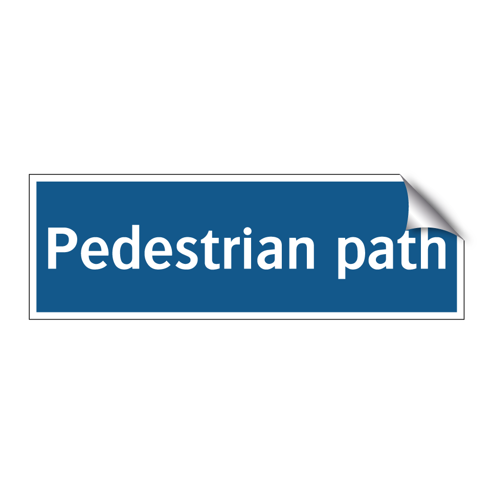Pedestrian path
