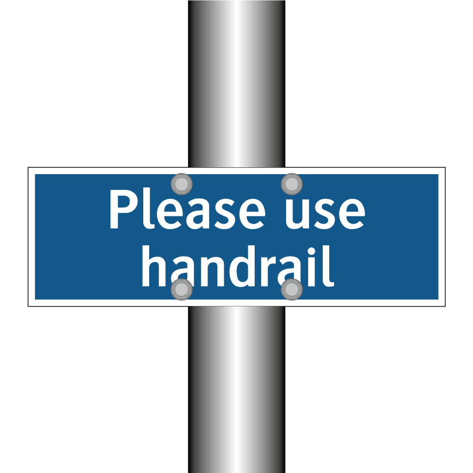 Please use handrail