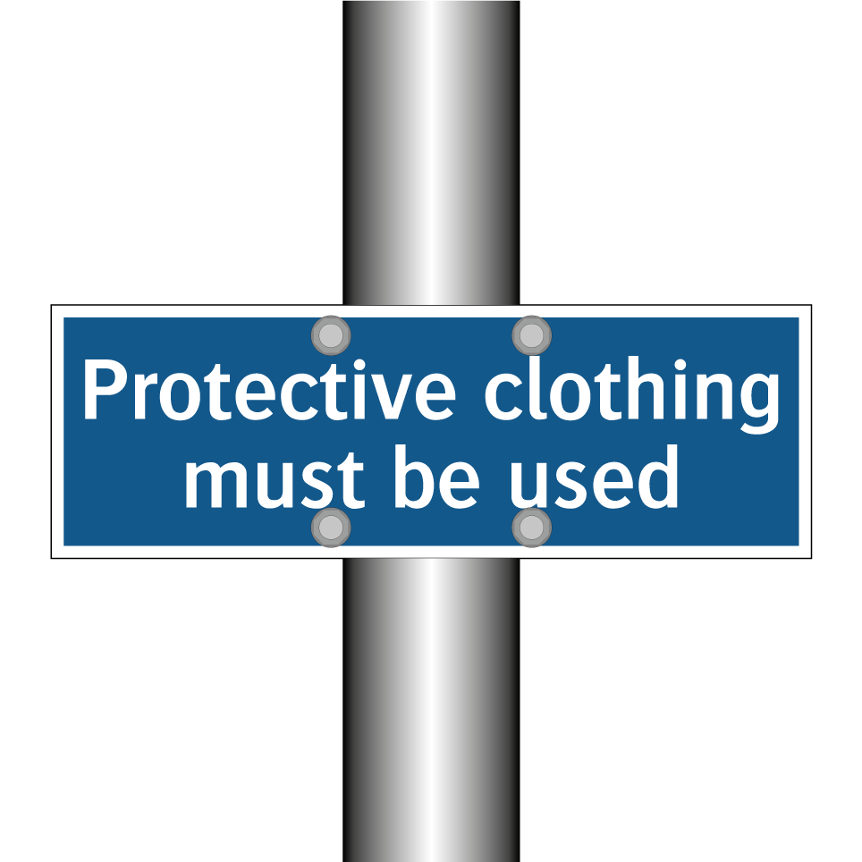 Protective clothing must be used