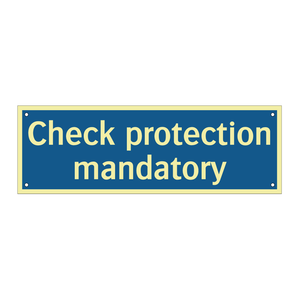 Check protection mandatory