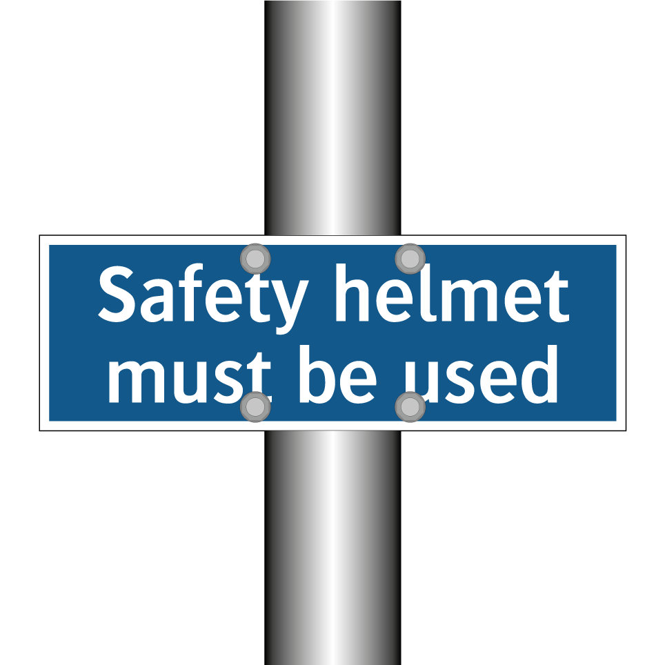 Safety helmet must be used