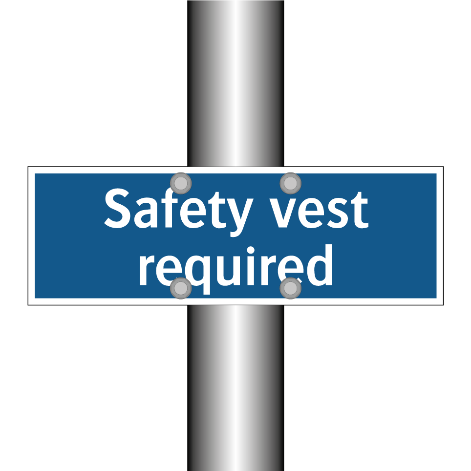 Safety vest required