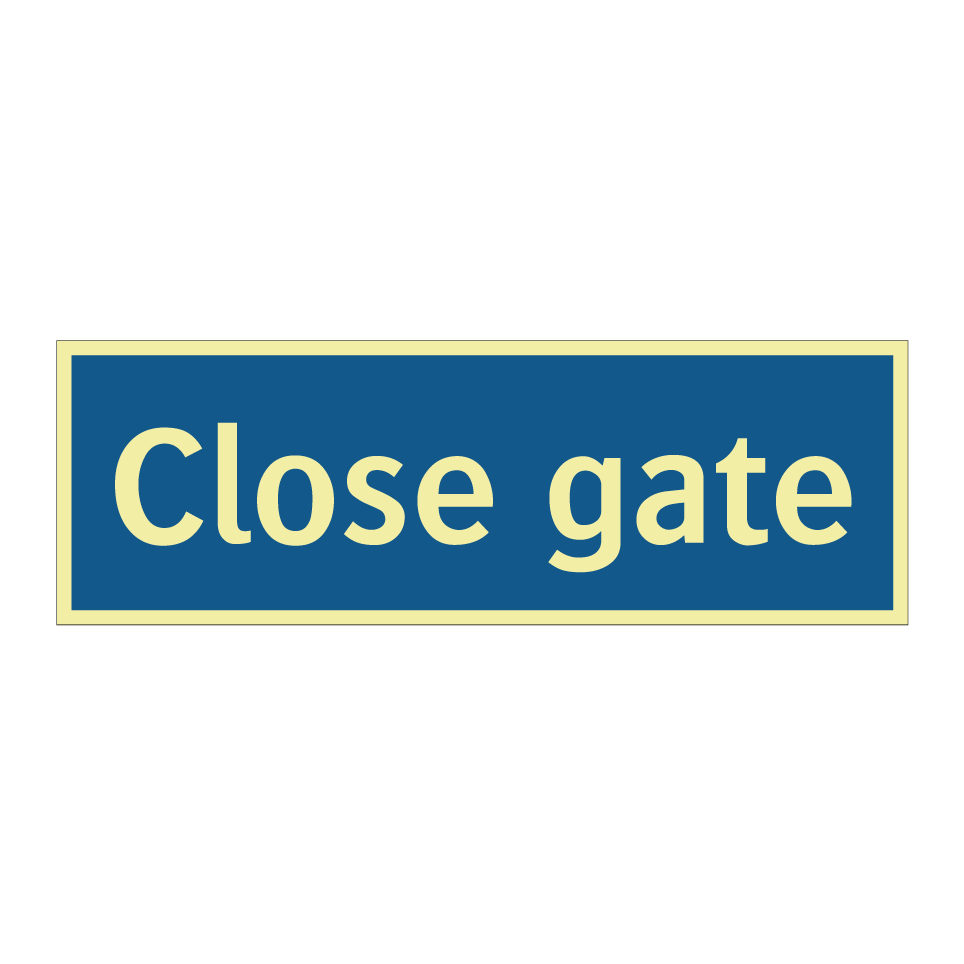 Close gate