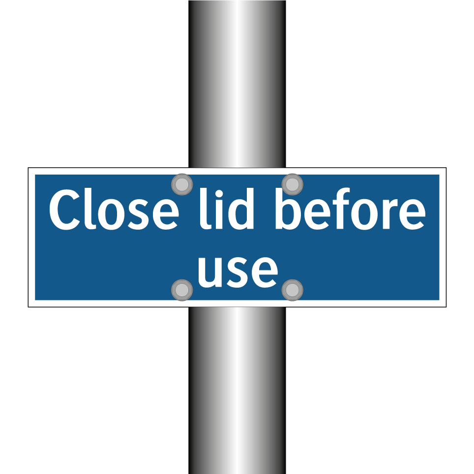 Close lid before use