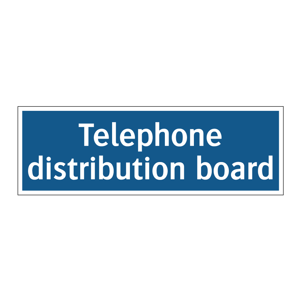 Telephone distribution board