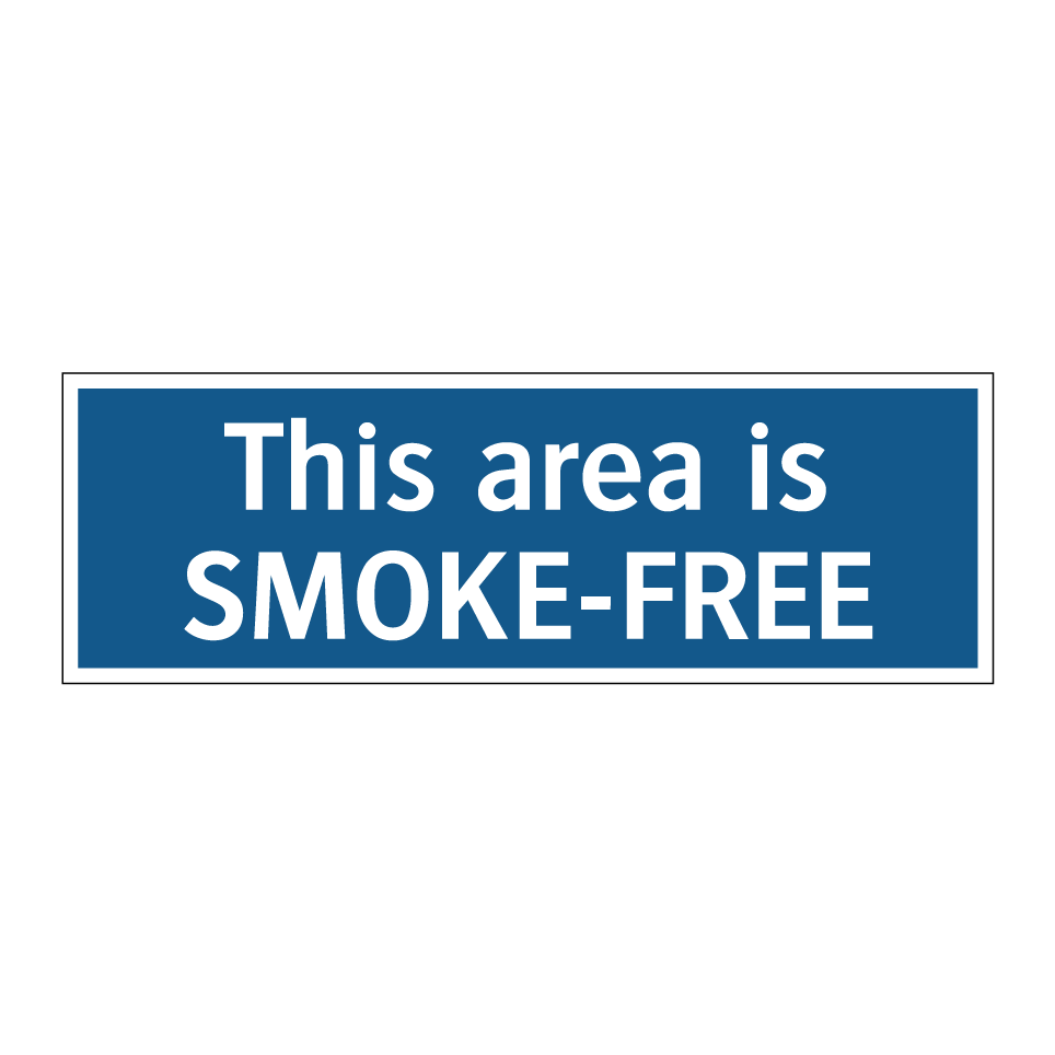 This area is SMOKE-FREE