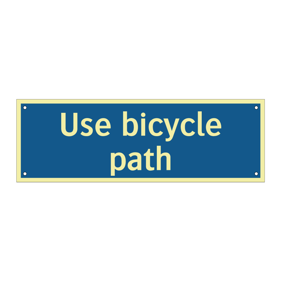 Use bicycle path