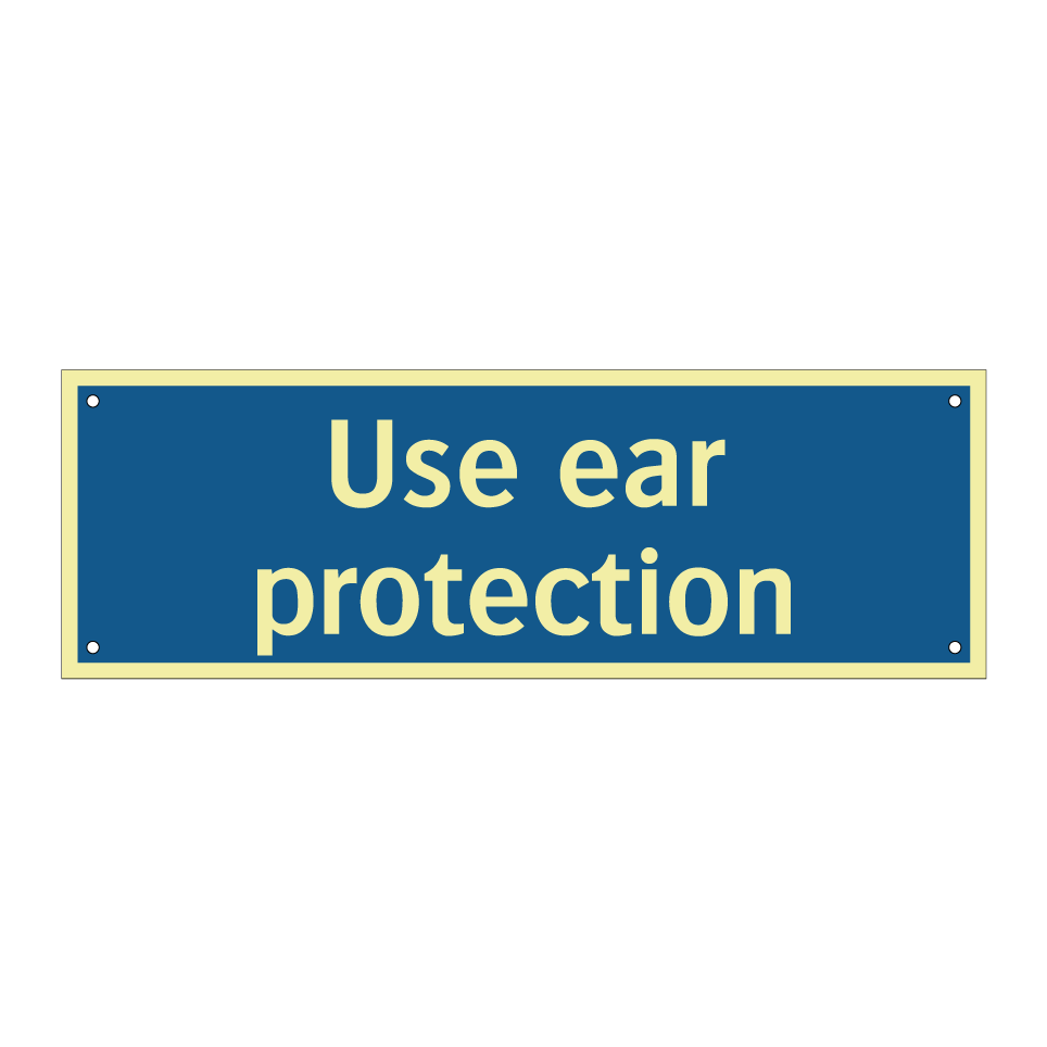 Use ear protection