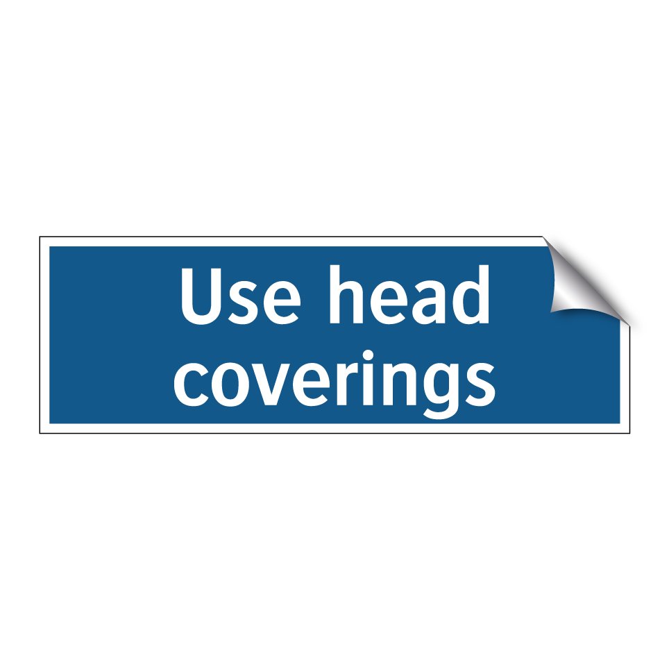 Use head coverings