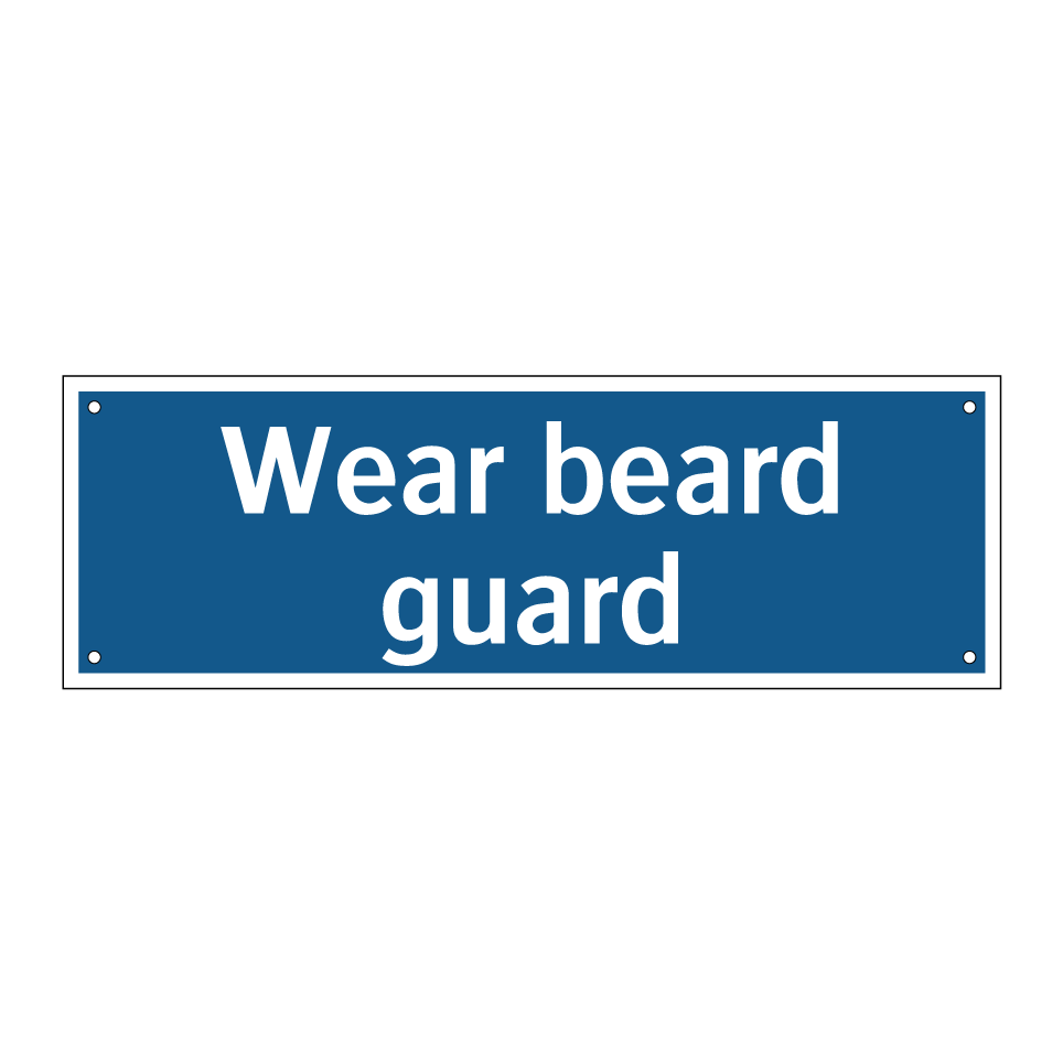 Wear beard guard