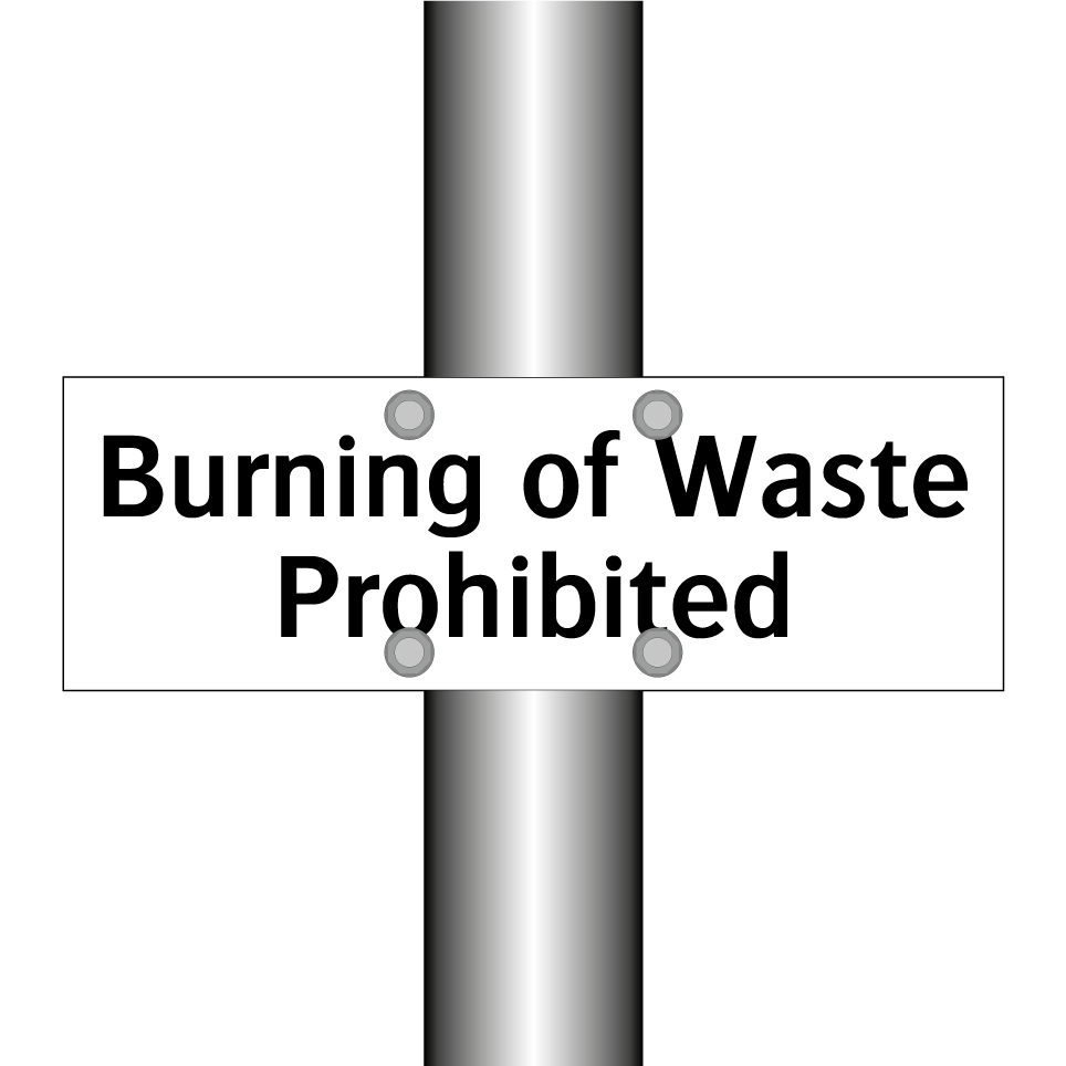 Burning of Waste Prohibited