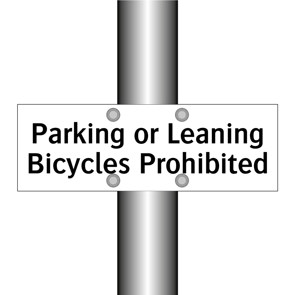 Parking or Leaning Bicycles Prohibited