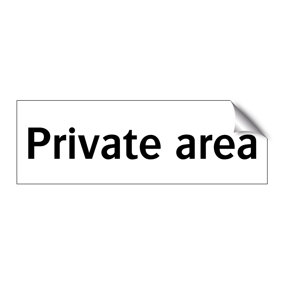 Private area