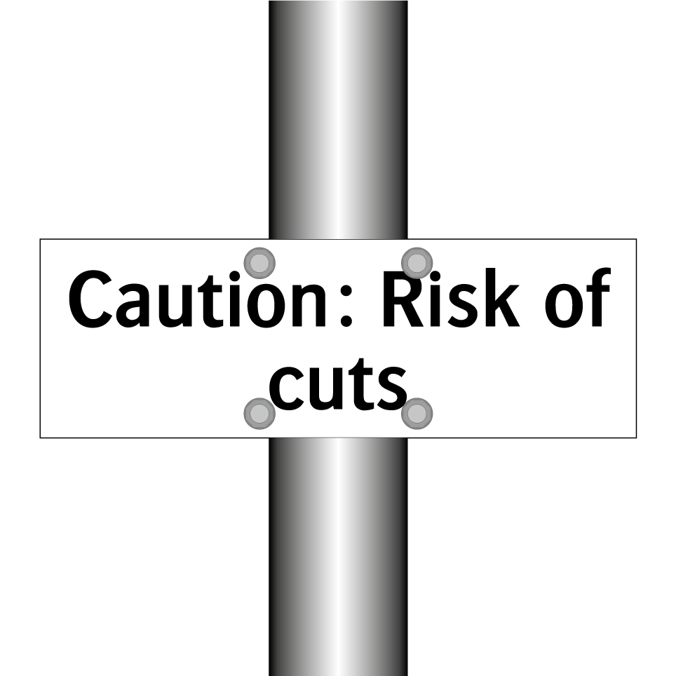 Caution: Risk of cuts