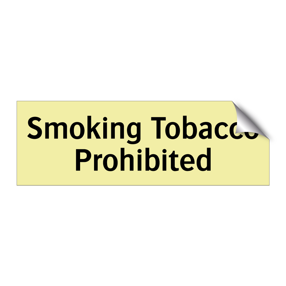 Smoking Tobacco Prohibited
