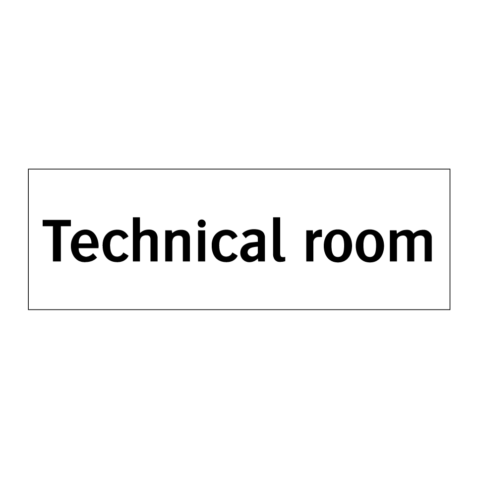 Technical room