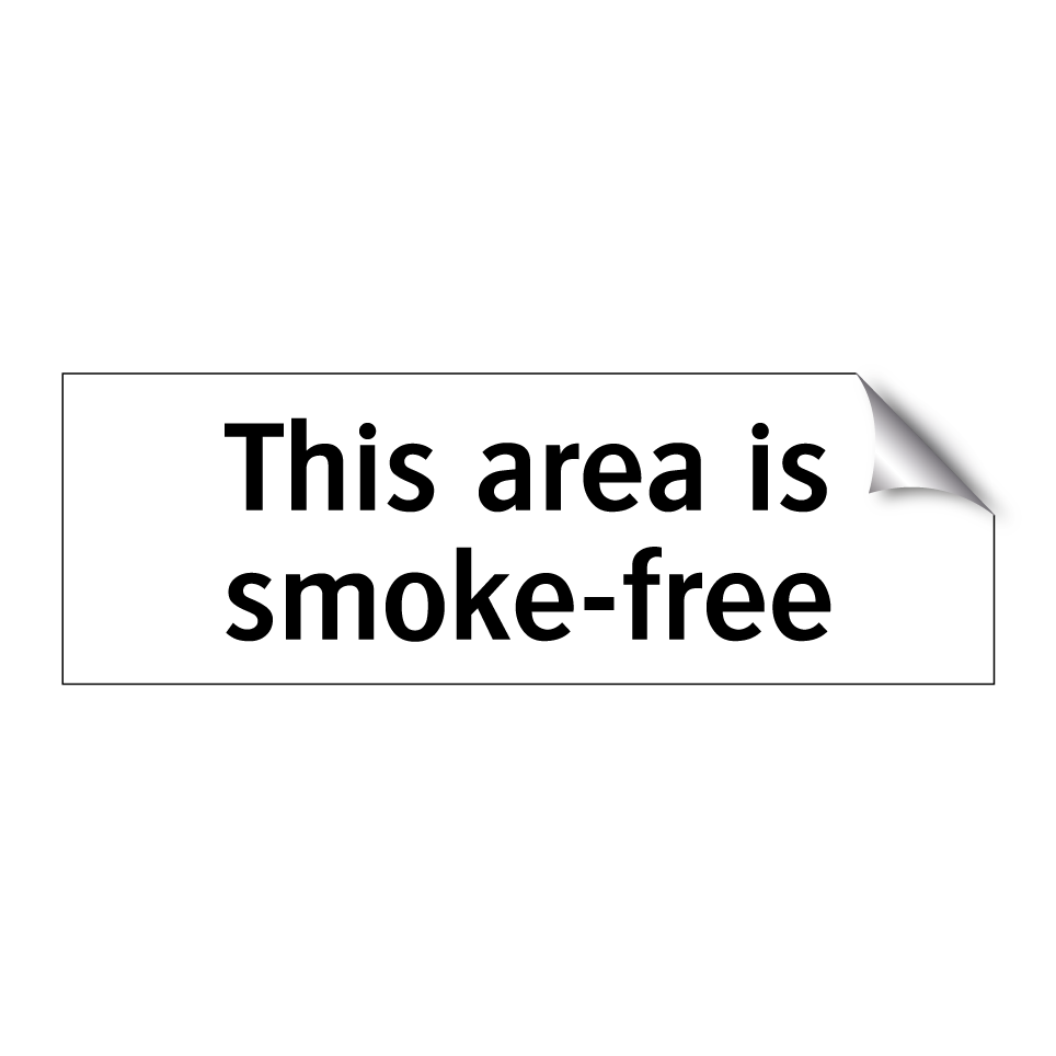 This area is smoke-free