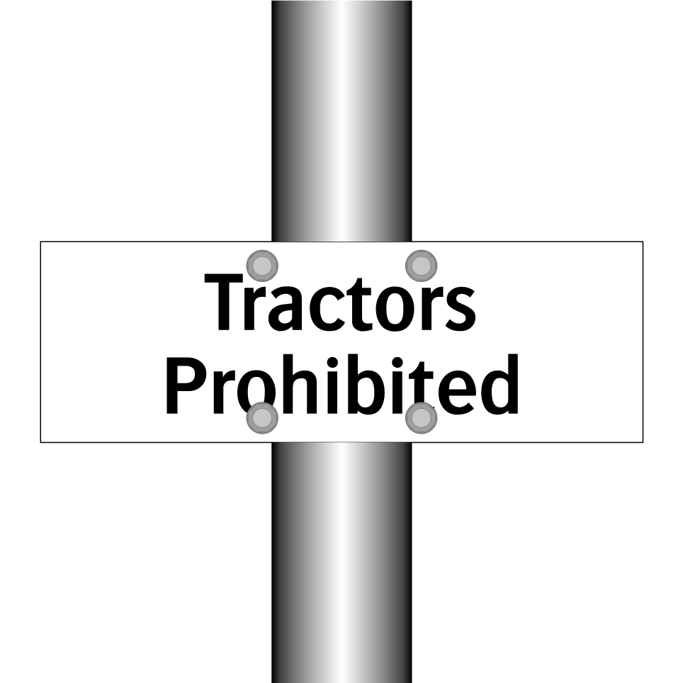 Tractors Prohibited