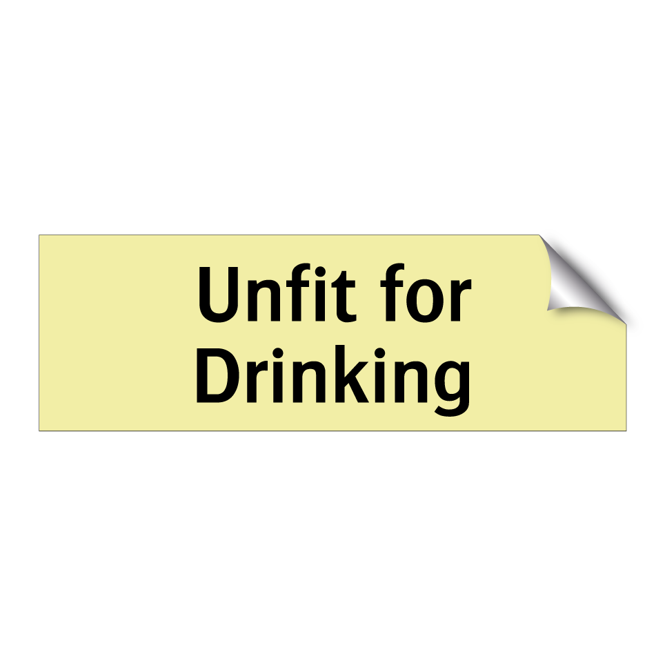 Unfit for Drinking