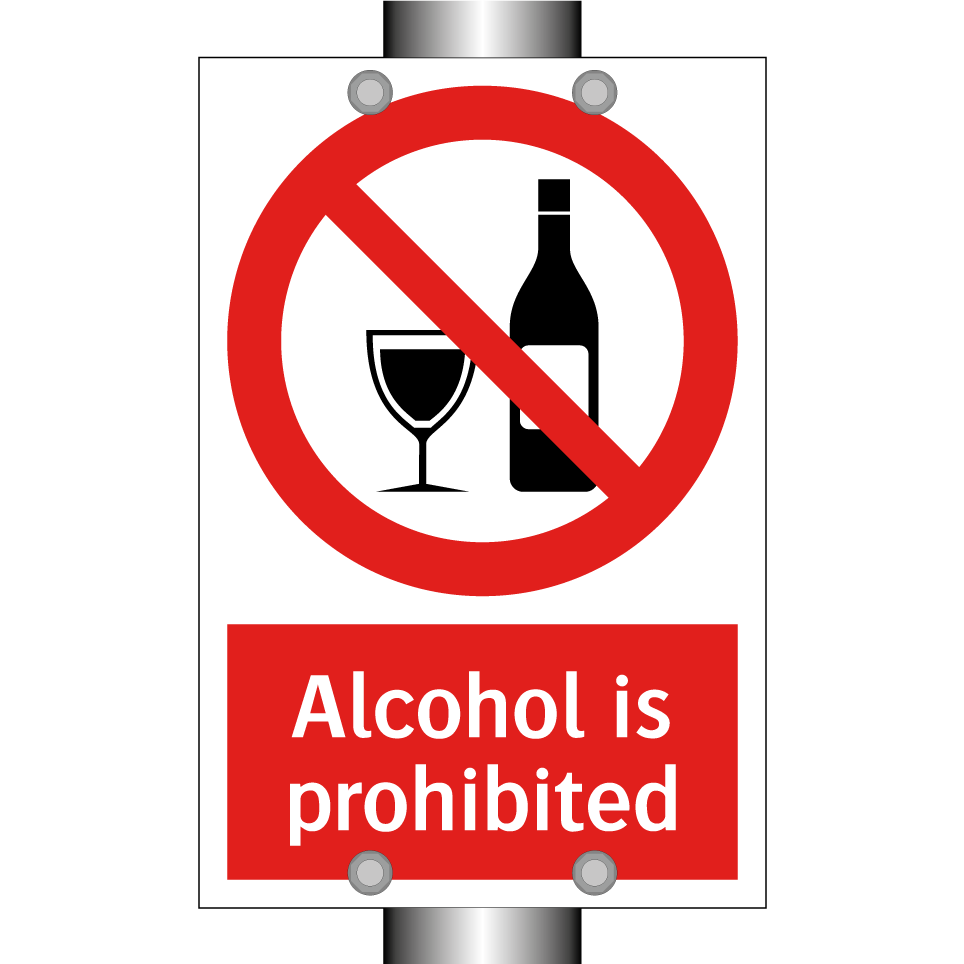 Alcohol is prohibited