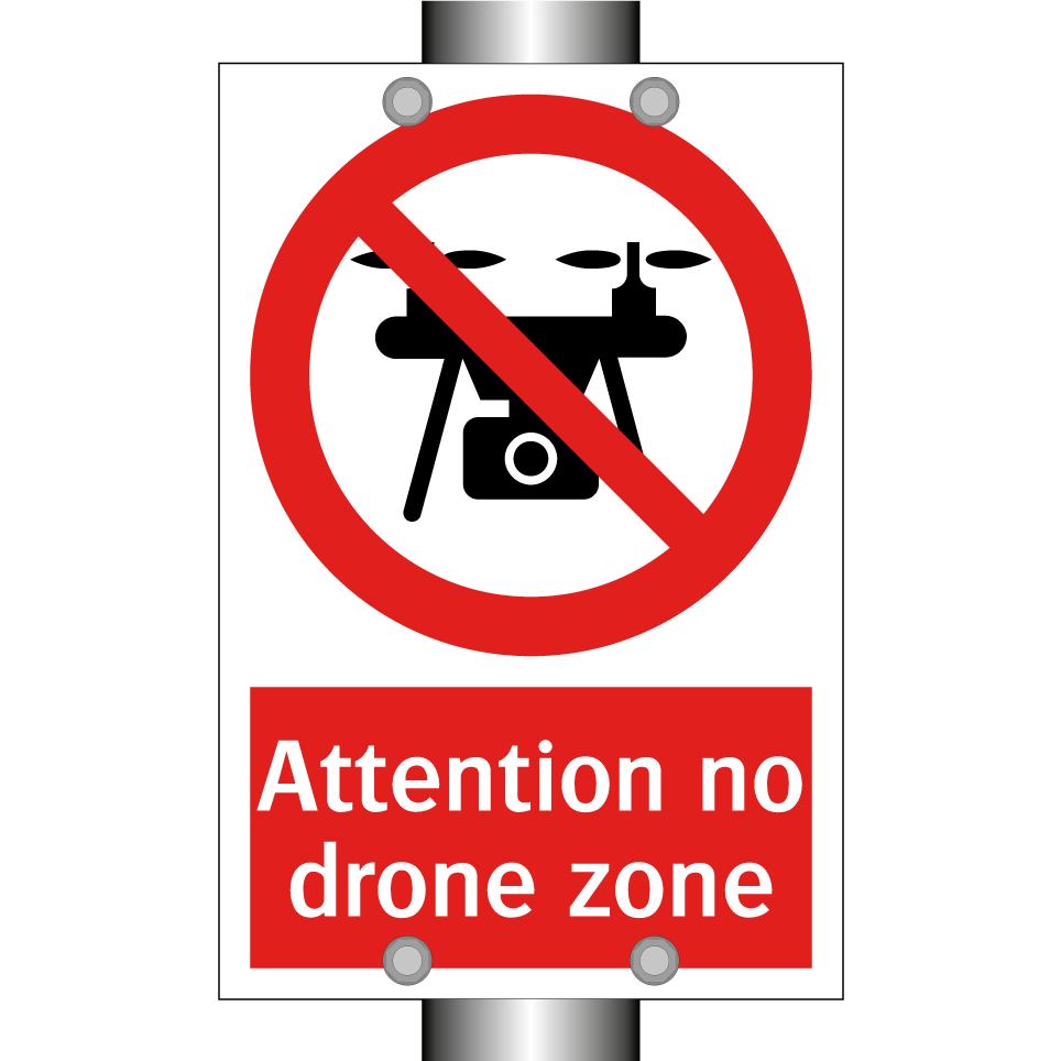 Attention no drone zone