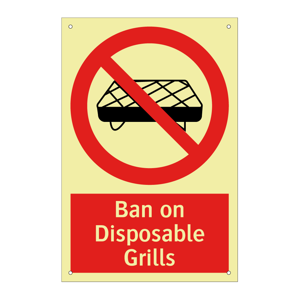 Ban on Disposable Grills