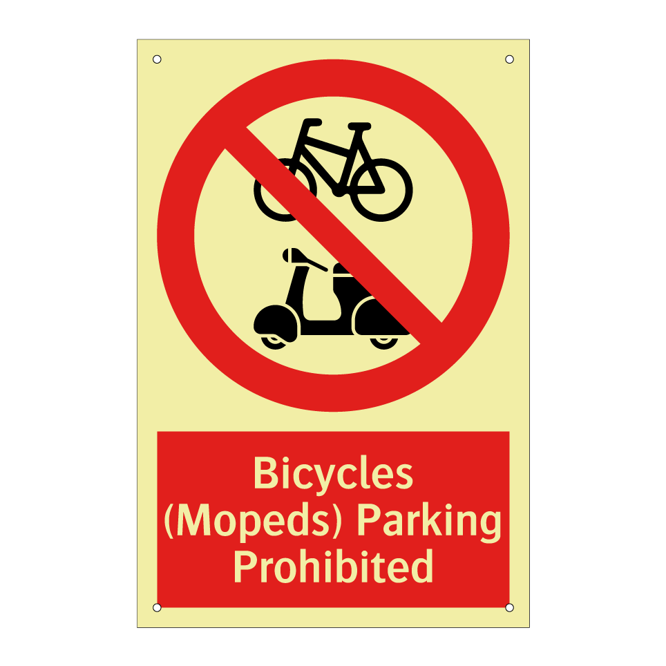 Bicycles (Mopeds) Parking Prohibited
