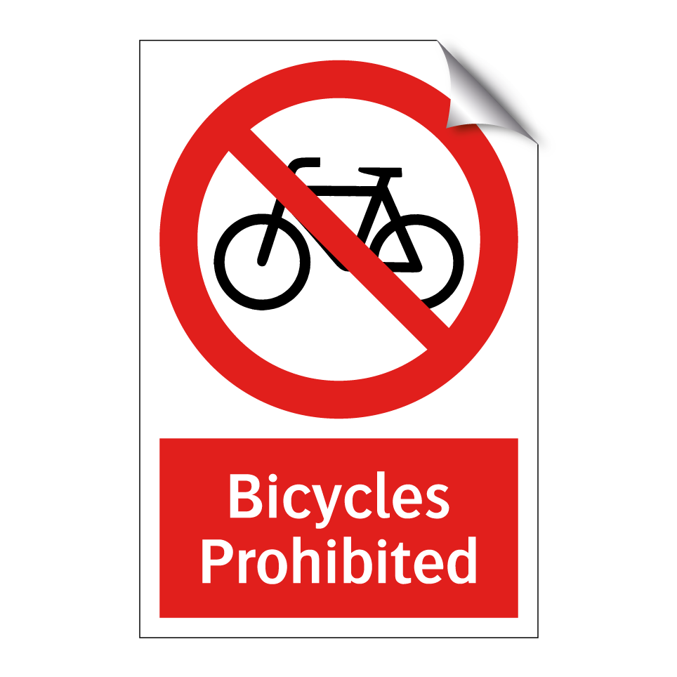 Bicycles Prohibited