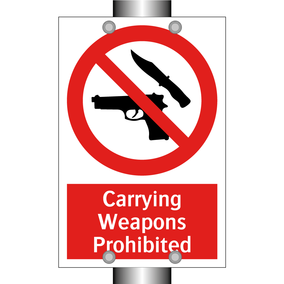 Carrying Weapons Prohibited