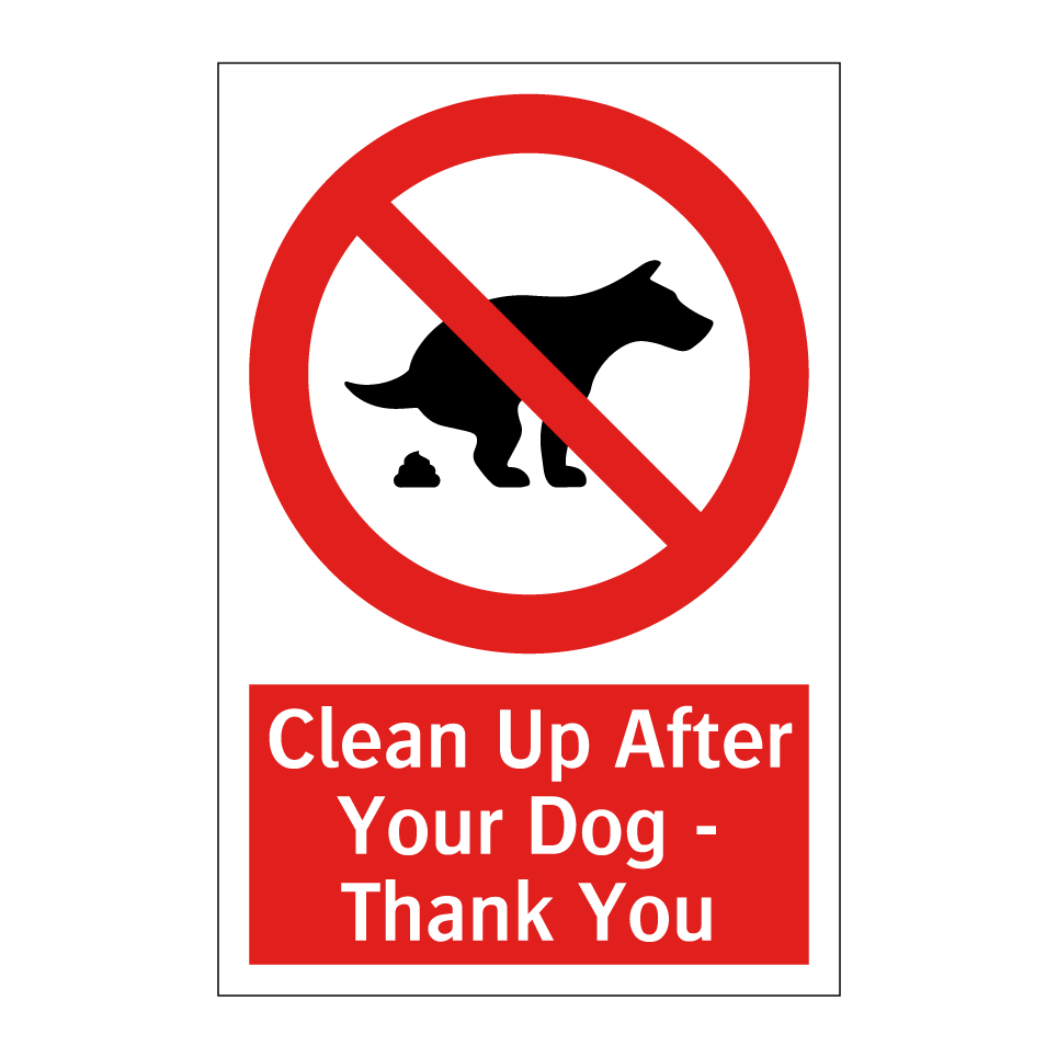 Clean Up After Your Dog - Thank You