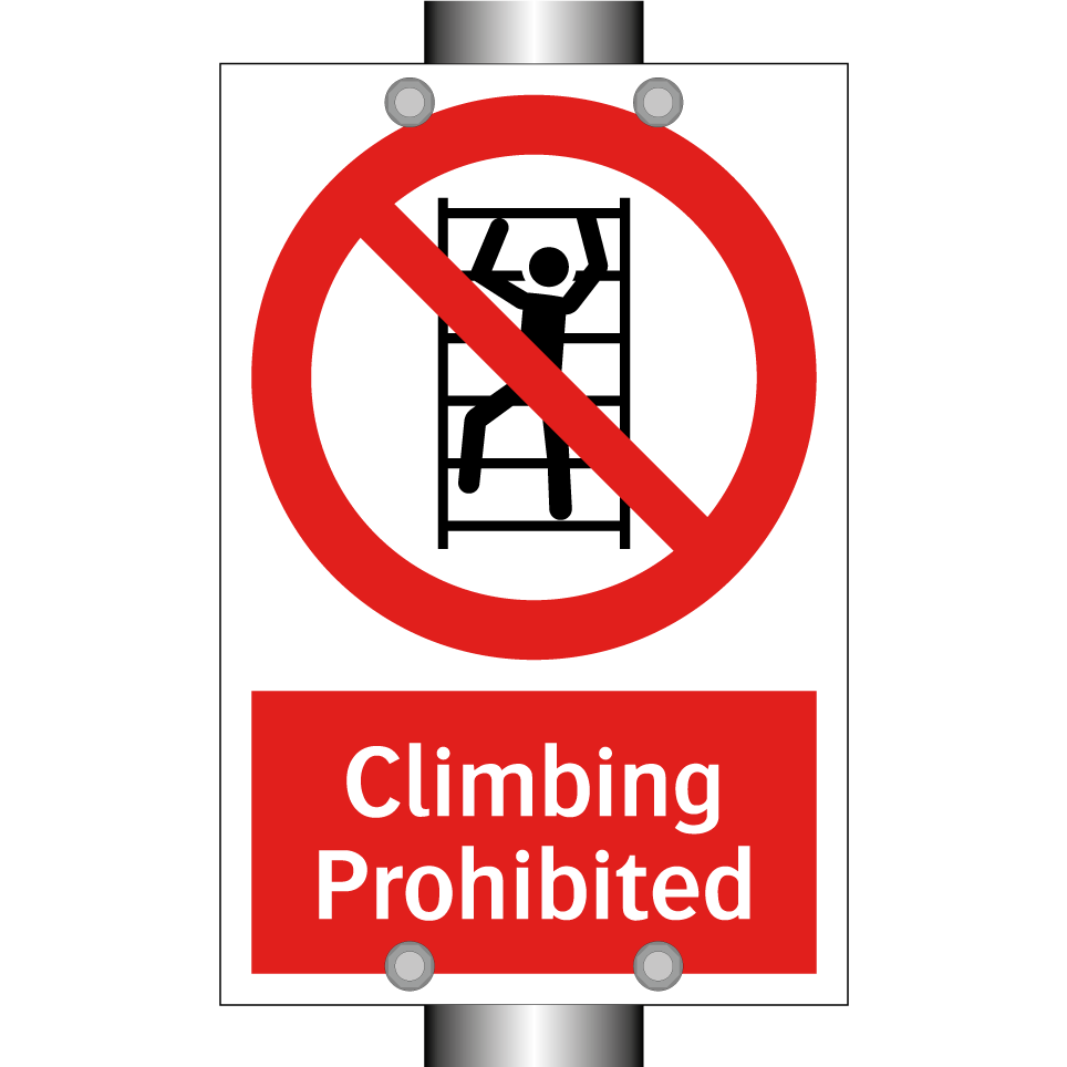 Climbing Prohibited
