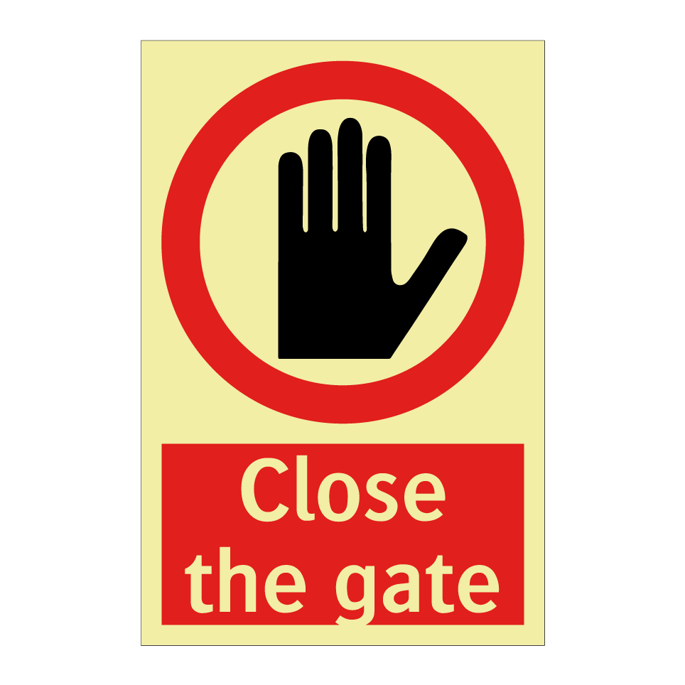 Close the gate