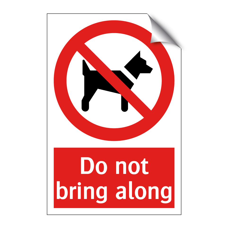 Do not bring along