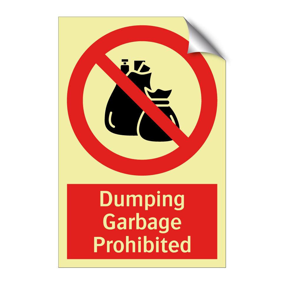 Dumping Garbage Prohibited