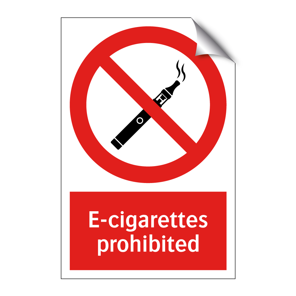 E-cigarettes prohibited