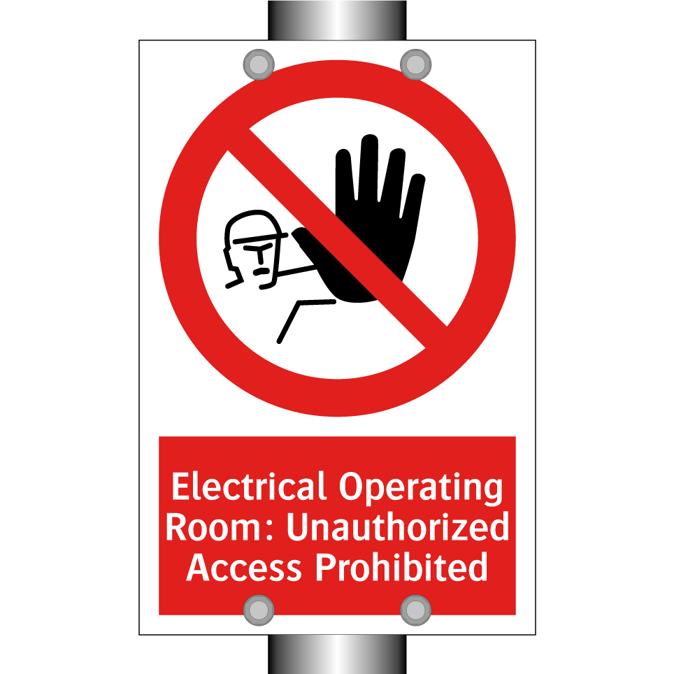 Electrical Operating Room: Unauthorized Access Prohibited
