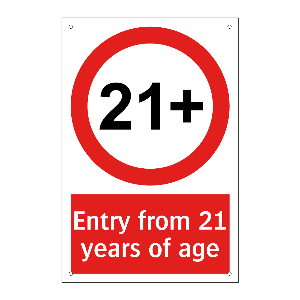 Entry from 21 years of age