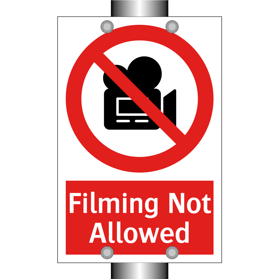 Filming Not Allowed