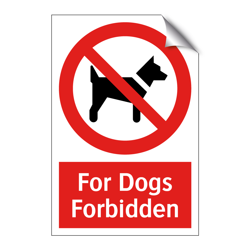 For Dogs Forbidden