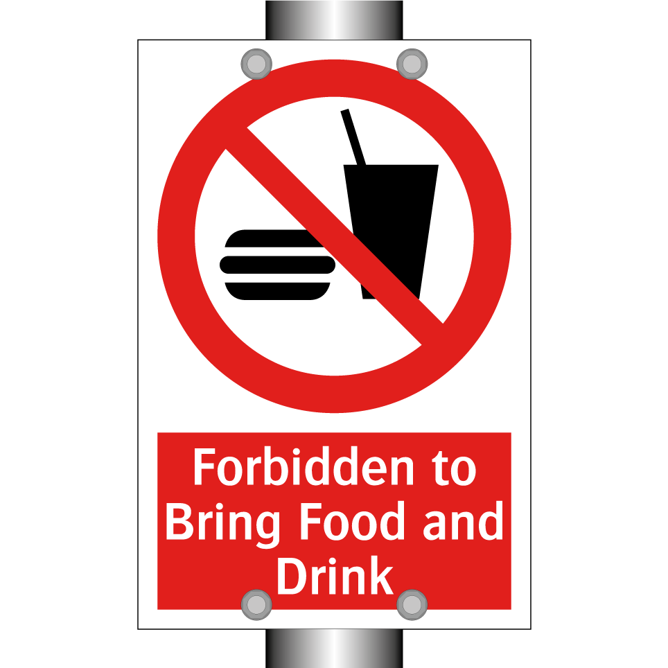 Forbidden to Bring Food and Drink