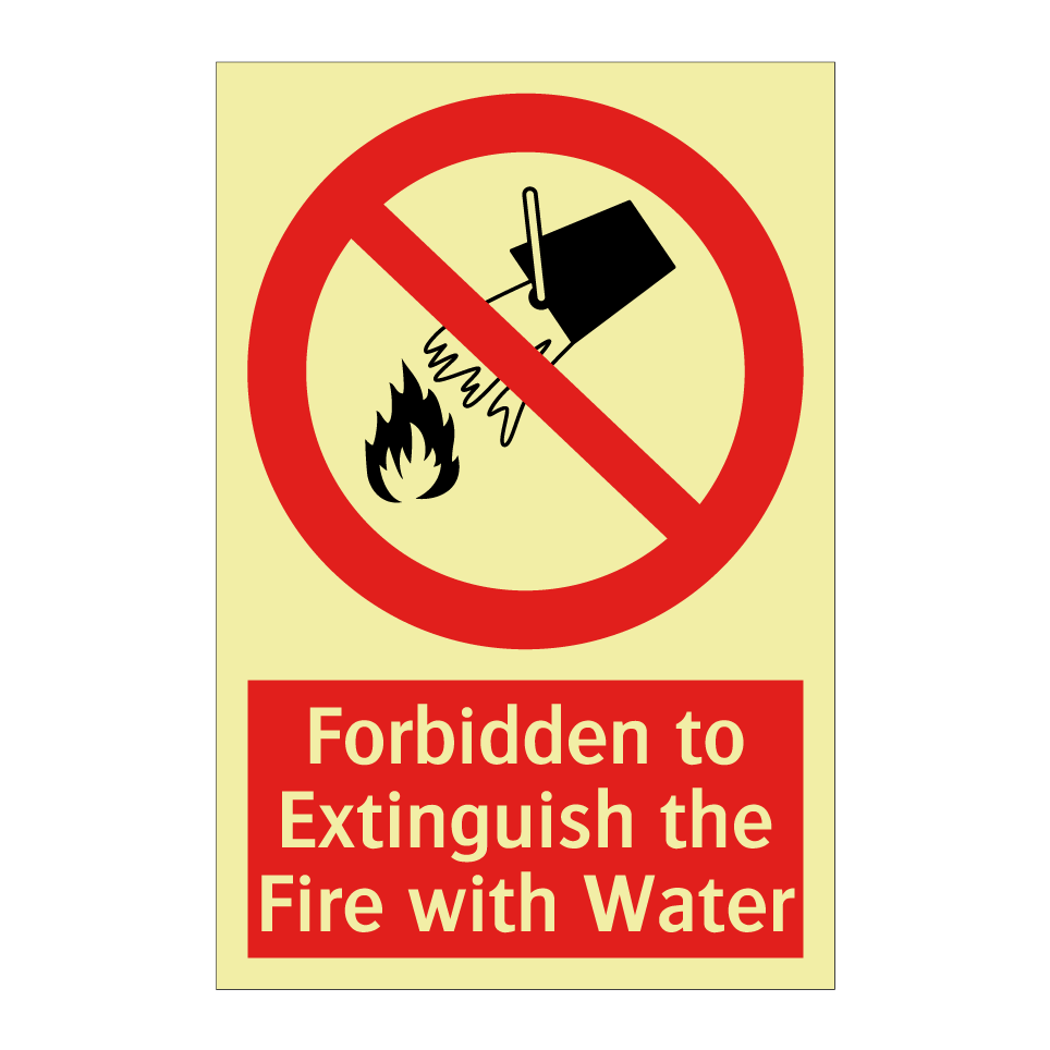 Forbidden to Extinguish the Fire with Water