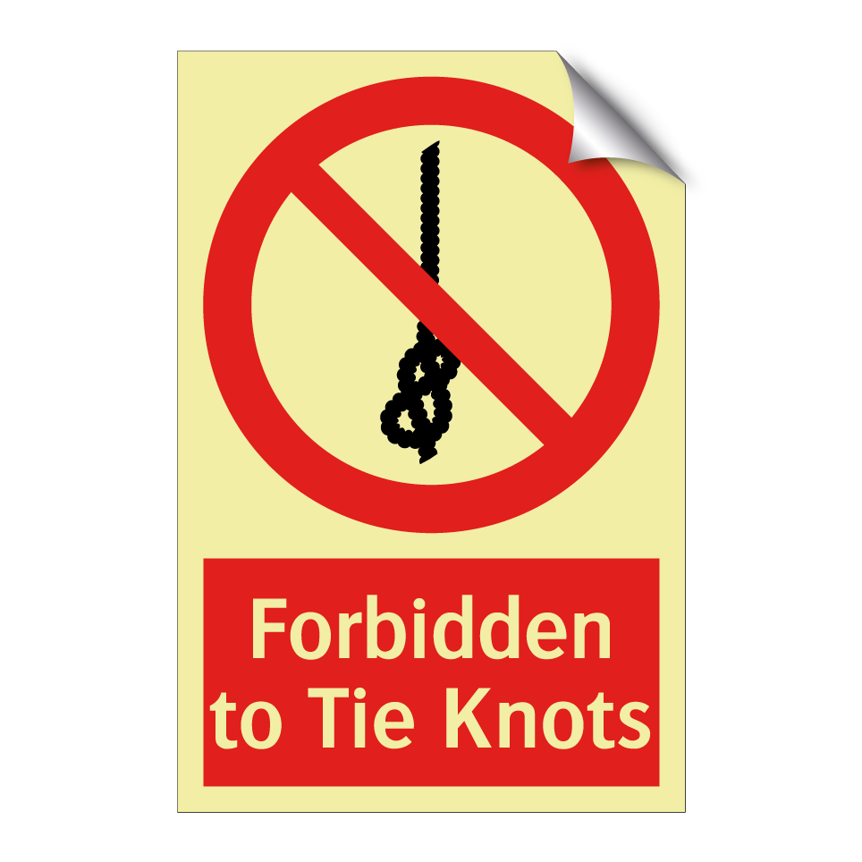 Forbidden to Tie Knots